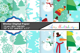Christmas and Winter Pattern Set: A Versatile Design Resource for Festive Creativity