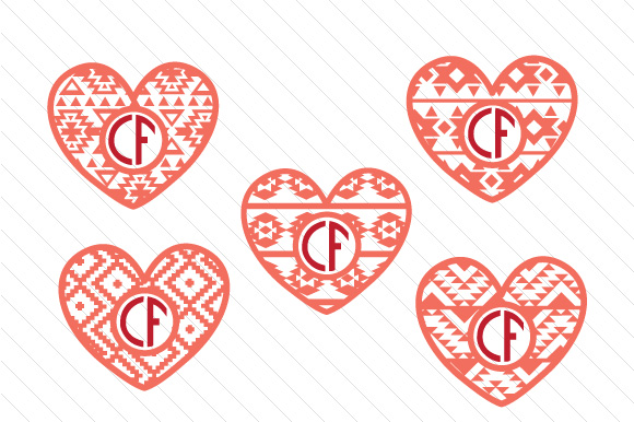 Heart Monogram Frame Set 2: Elegant, Versatile & Ready for Real Creative Work