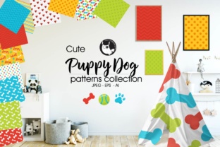 Puppy Dog Patterns: Super Cute & High-Quality Design Backdrops